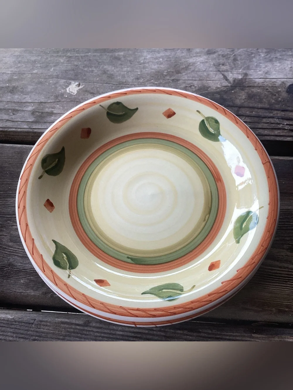 Garden Ridge Mediterranean-look plates - set of plates in 2 sizes